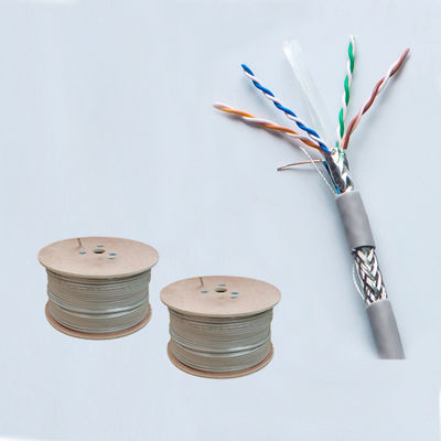 BC 0.58mm Cat 6 Ethernet Kabel PVC Shieded Cat6 Korumalı Kablolar