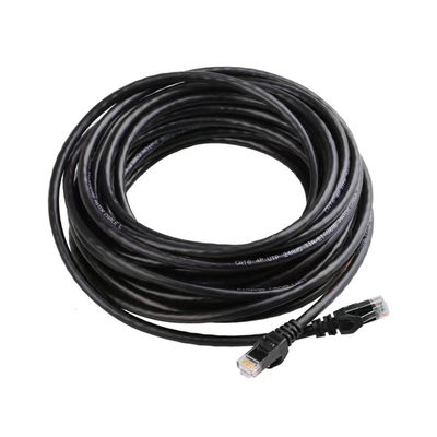 Siyah 23AWG 4P CCA Cat6 Ethernet Lan Kablosu 3m 5m 10m 20m
