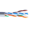 Standart UTP Cat6 Ethernet Lan Kablosu 23AWG Çıplak Bakır 305 Metre Gri PVC Ceket