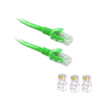 Fabrika Fiyatı 0.51mm CCA Cat5e Yüksek Hızlı Kablo PVC İzoleli Ethernet Yama Kablosu